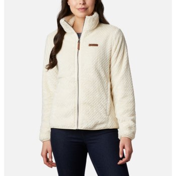 Columbia Ženske Jakne - Fire Side II Sherpa Full Zip Fleece Krem | GLXH-58314